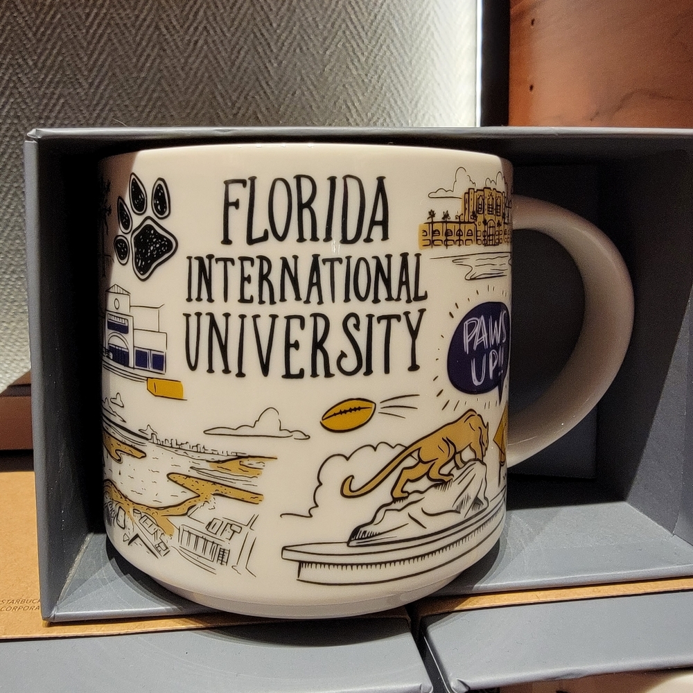 NEW 14oz Starbucks FIU Been There coffee mug